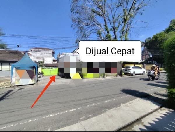 Tanah bonus rumah dengan halaman luas di Multatuli