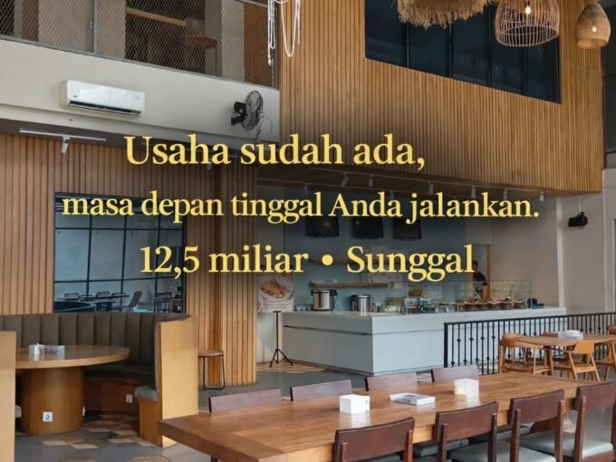 DIJUAL – KAFE AKTIF & STRATEGIS DI JALAN SUNGGAL