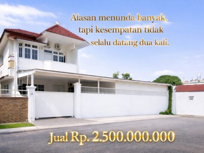 DIJUAL DISEWAKAN RUMAH SIAP HUNI – KOMPLEKS MUTIARA 1, KAPTEN MUSLIM – MEDAN HELVETIA